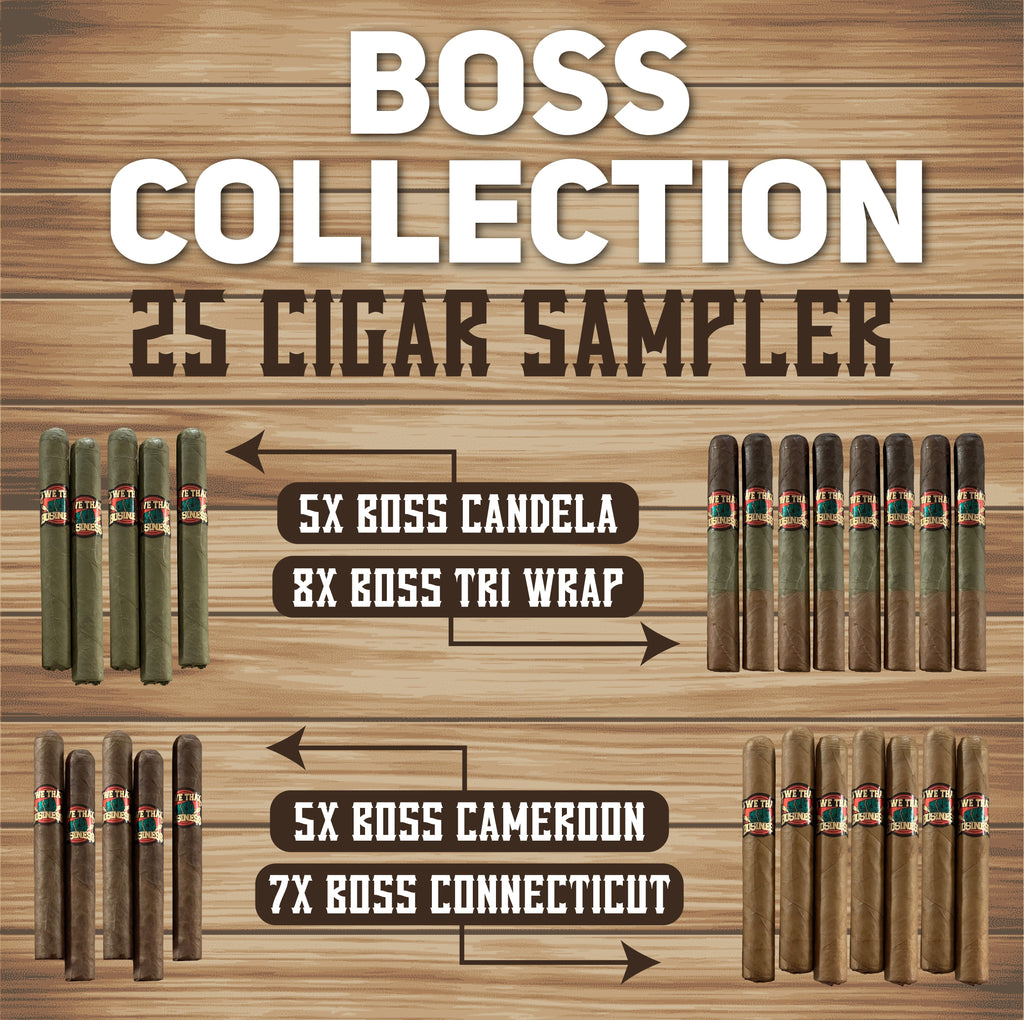 Boss Collection Sampler (25-Pack) in a Gold Foil Box