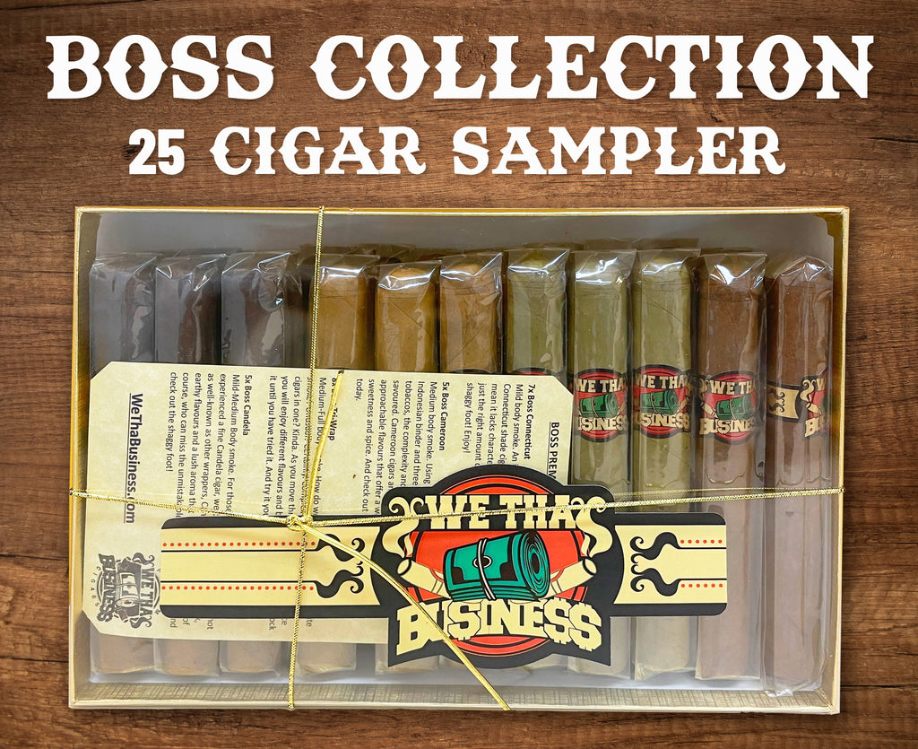 Boss Collection Sampler (25-Pack) in a Gold Foil Box